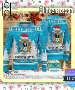 Coventry City F.C Logo Hat Christmas Sweatshirts