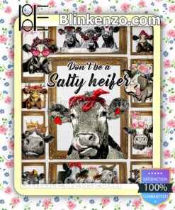Cow In Frames Don't Be A Salty Heifer Quilt
