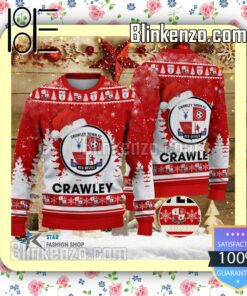 Crawley Town Logo Hat Christmas Sweatshirts