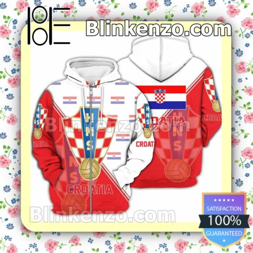 Croatia National FIFA 2022 Hoodie Jacket a