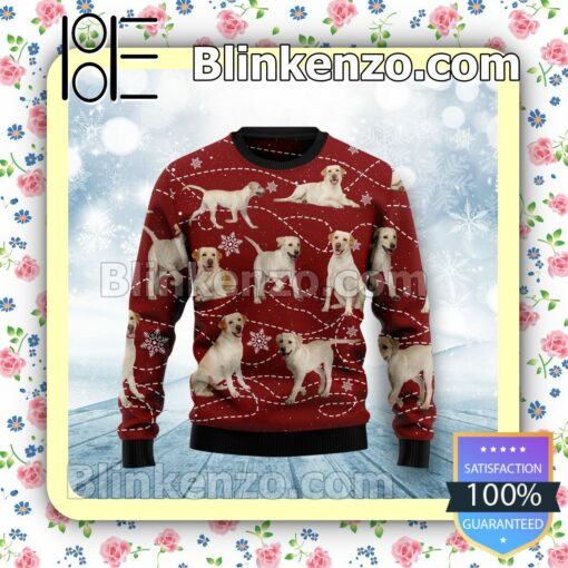 Cute Labrador Retriever Holiday Christmas Sweatshirts