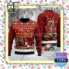 Dachshund And Santa Claus This Is My Hallmark Christmas Movie Watching Knitted Christmas Jumper