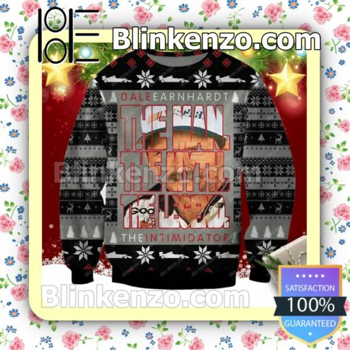 Dale Earnhardt The Man The Myth The Legend Holiday Christmas Sweatshirts