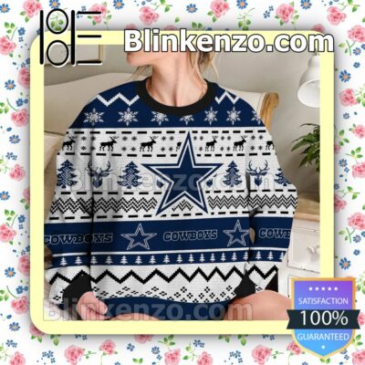 Dallas Cowboys NFL Ugly Sweater Christmas Funny b