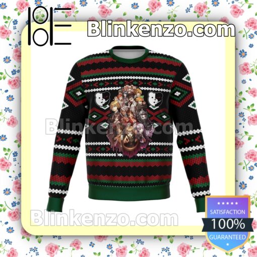 Danganronpa Anime Manga Holiday Christmas Sweatshirts