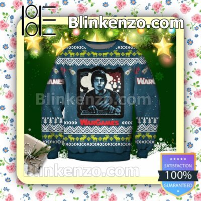 David Lightman Wargames Holiday Christmas Sweatshirts