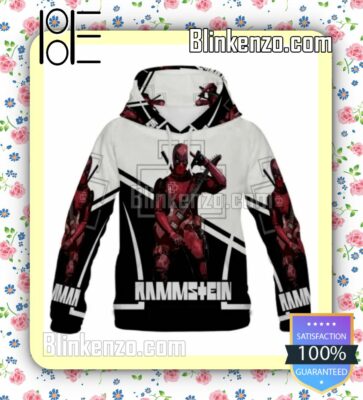 Deadpool With Rammstein Winter Hoodie