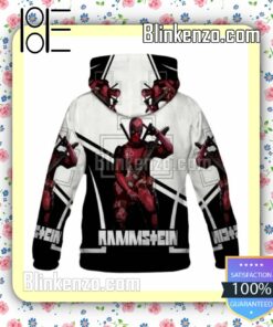 Deadpool With Rammstein Winter Hoodie a