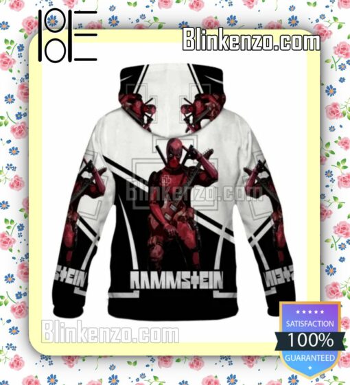 Deadpool With Rammstein Winter Hoodie a