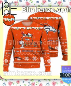 Denver Broncos Snoopy Christmas NFL Sweatshirts