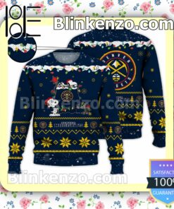 Denver Nuggets Snoopy Christmas NBA Sweatshirts
