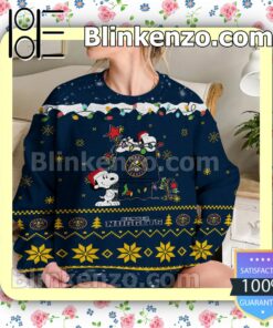 Denver Nuggets Snoopy Christmas NBA Sweatshirts b