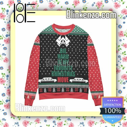 Die Hard Is My Favorite Move Nakatomi Plaza Christmas Jumpers