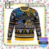 Digimon Pixel Robots Knitted Christmas Jumper