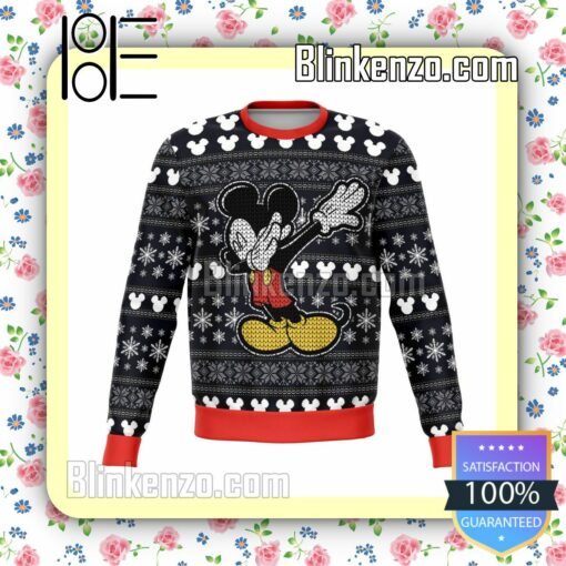 Disney Mickey Dabbing Christmas Jumper