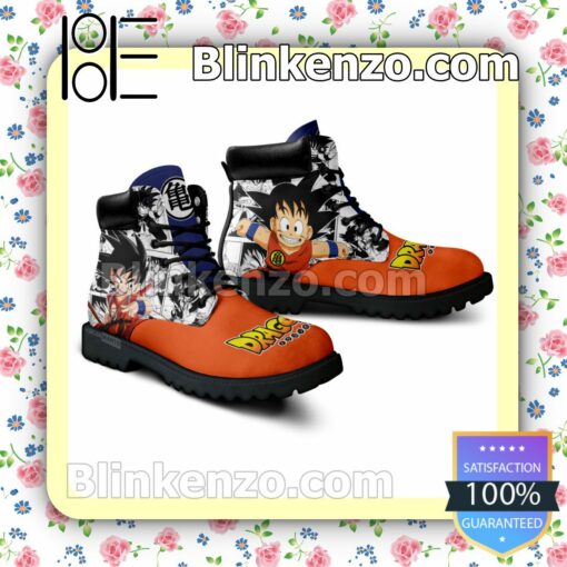 Dragon Ball Goku Kid Timberland Boots Men a