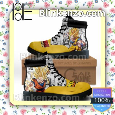 Dragon Ball Goku Super Saiyan Timberland Boots Men