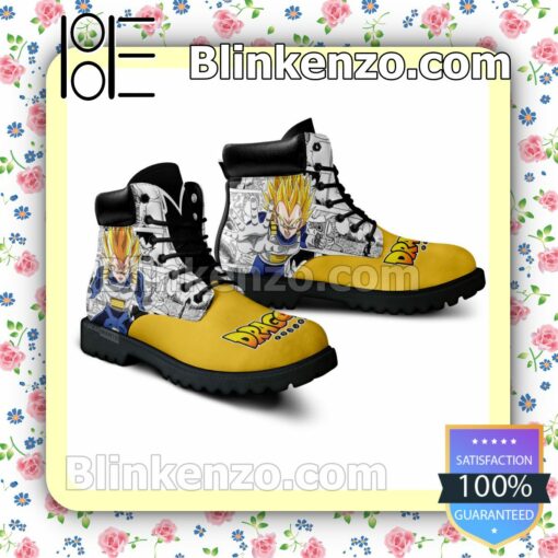 Dragon Ball Vegeta Super Saiyan Timberland Boots Men a