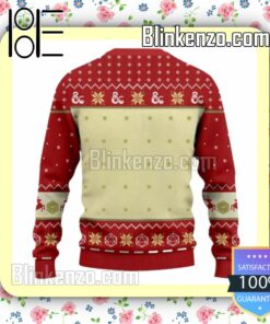 Dungeon Master The Weaver Of Lore And Fate Red DnD Christmas Sweatshirts a