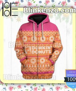 Dunkin Donuts Xmas Hooded Sweatshirt