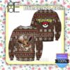 Eevee Pokemon Holiday Christmas Sweatshirts