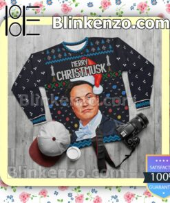 Elon Musk Merry Christmusk Christmas Sweatshirts c