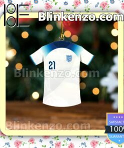 England Team Jersey - Ben Chilwell Hanging Ornaments