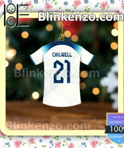 England Team Jersey - Ben Chilwell Hanging Ornaments a