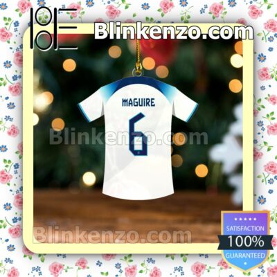 England Team Jersey - Harry Maguire Hanging Ornaments a