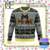 Eren Yeager And Levi Ackerman Attack On Titan Knitted Christmas Jumper