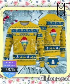 Estoril Praia Logo Holiday Hat Xmas Sweatshirts