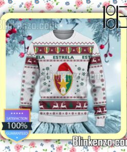 Estrela da Amadora Logo Holiday Hat Xmas Sweatshirts a