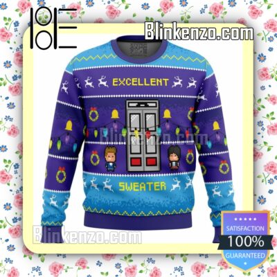 Excellent Sweater! Bill & Ted's Excellent Adventure Knitted Christmas Jumper