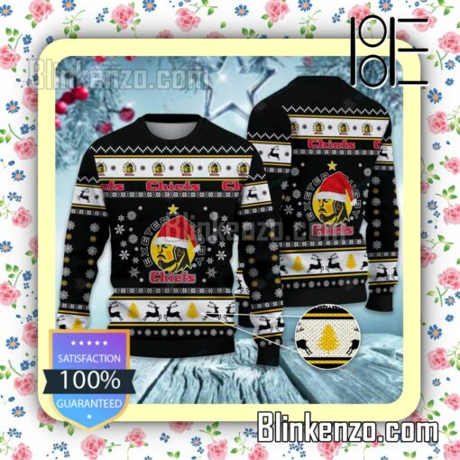 Exeter Chiefs Logo Holiday Hat Xmas Sweatshirts