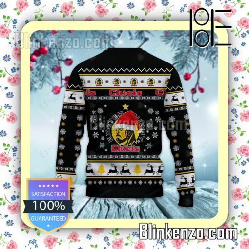 Exeter Chiefs Logo Holiday Hat Xmas Sweatshirts b