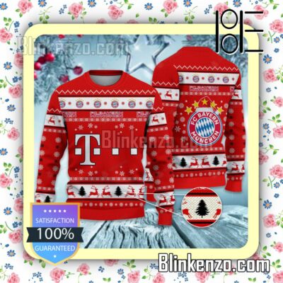 FC Bayern Munchen Logo Holiday Hat Xmas Sweatshirts