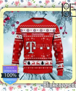 FC Bayern Munchen Logo Holiday Hat Xmas Sweatshirts a