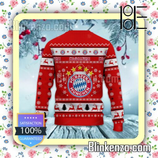 FC Bayern Munchen Logo Holiday Hat Xmas Sweatshirts b