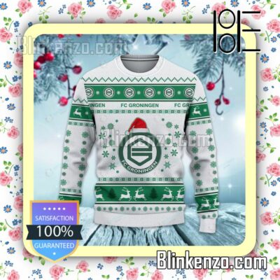 FC Groningen Logo Holiday Hat Xmas Sweatshirts a