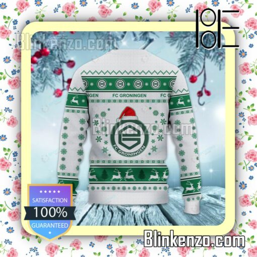 FC Groningen Logo Holiday Hat Xmas Sweatshirts b