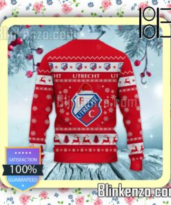 FC Utrecht Logo Holiday Hat Xmas Sweatshirts b