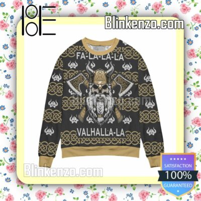 Fa-La-La-La Valhalla-La Viking God Christmas Jumpers