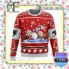 Fairy Tail Chibi Santa Claus Xmas Knitted Christmas Jumper