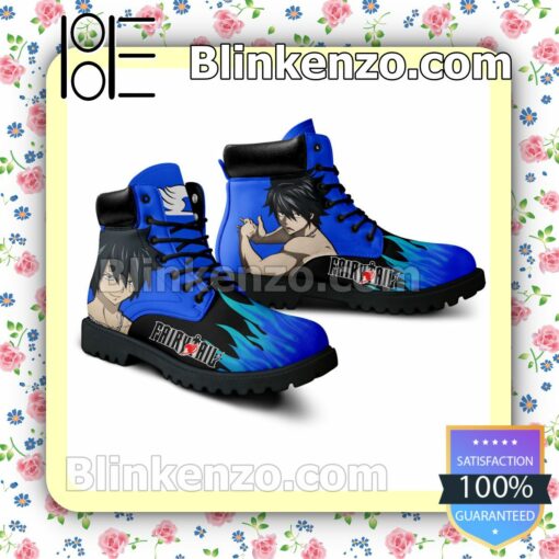 Fairy Tail Gray Fullbuster Timberland Boots Men a