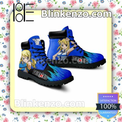 Fairy Tail Lucy Heartfilia Timberland Boots Men a