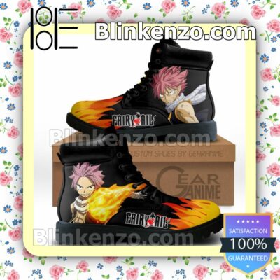 Fairy Tail Natsu Dragneel Timberland Boots Men
