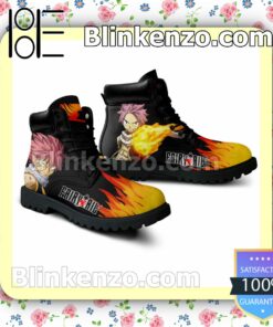 Fairy Tail Natsu Dragneel Timberland Boots Men a