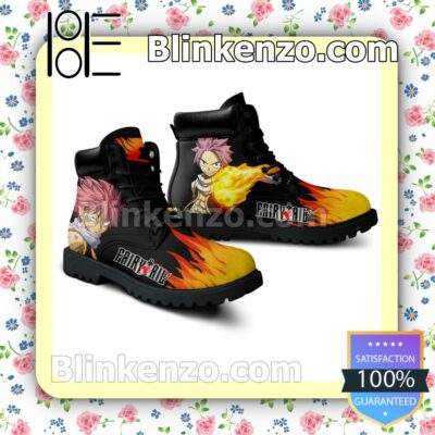 Fairy Tail Natsu Dragneel Timberland Boots Men a