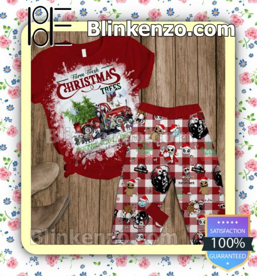 Farm Fresh Christmas Trees Nightmare Before Christmas Pajama Sleep Sets