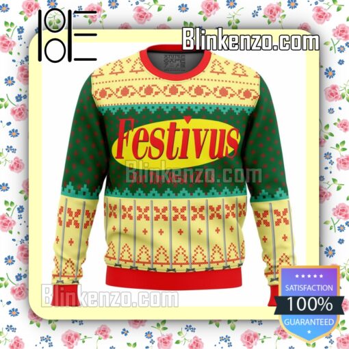 Festivus For The Rest Of Us Knitted Christmas Jumper